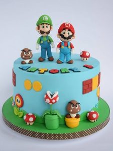 کیک تولد ماریو