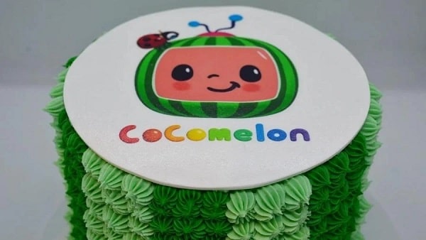 کیک باترکریم سبز Cocomelon